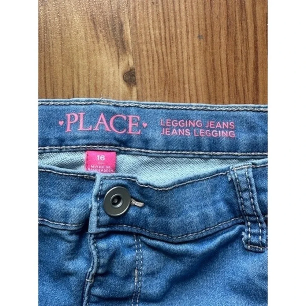 The‎ Children's Place Girls Jeggings Size 16 Blue Denim Stretch